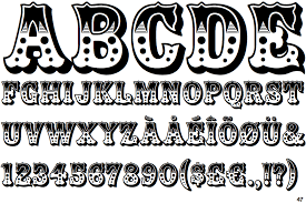 Example font Zebrawood #2